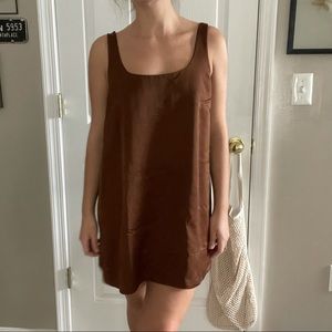 Brown Zara dress, size small